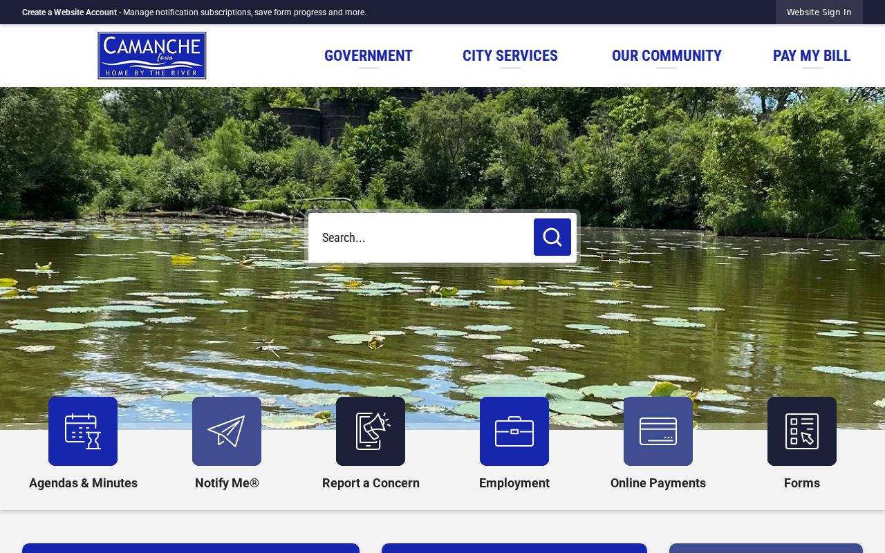 Camanche warrant records official city contact